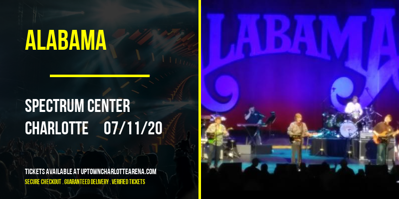Alabama at Spectrum Center tickets Alabama at Spectrum Center