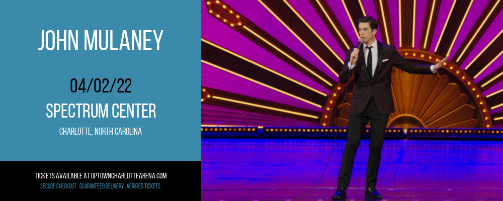 John Mulaney at Spectrum Center tickets John Mulaney at Spectrum Center
