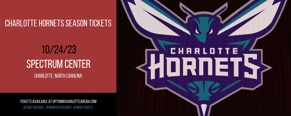 Charlotte Hornets Season Tickets at Spectrum Center